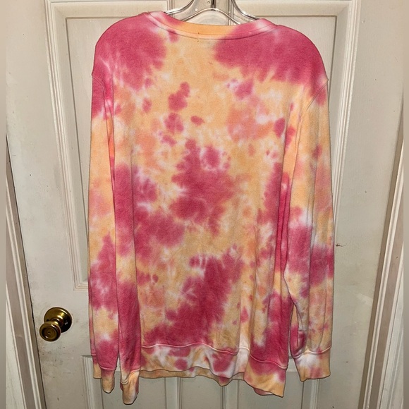 MODERN CANVAS Women’s Long Sleeve Tie Dye Caffeine & Quarantine Top. Sz XXL. - Picture 3 of 5